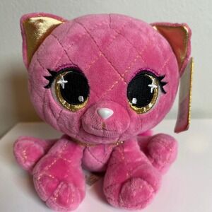 Gund P.Lushes Fashion Pets Pink Glitter Kitty Madame Purrnel Cat Stuffed Animal
